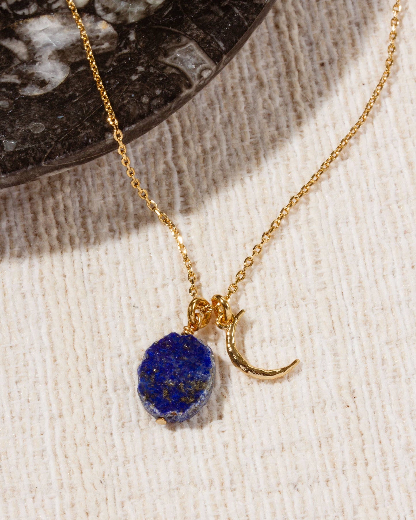 Celestial Being Necklace- Lapis