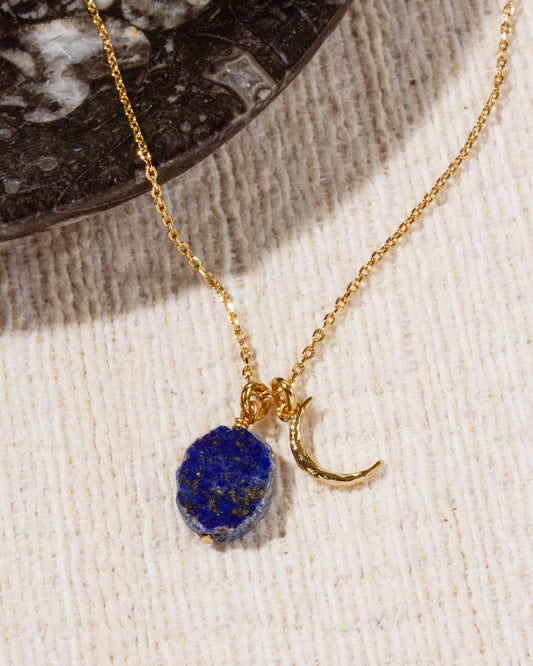 Celestial Being Necklace- Lapis