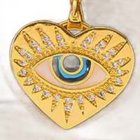 Protective Eye Charm - Heart (larger)