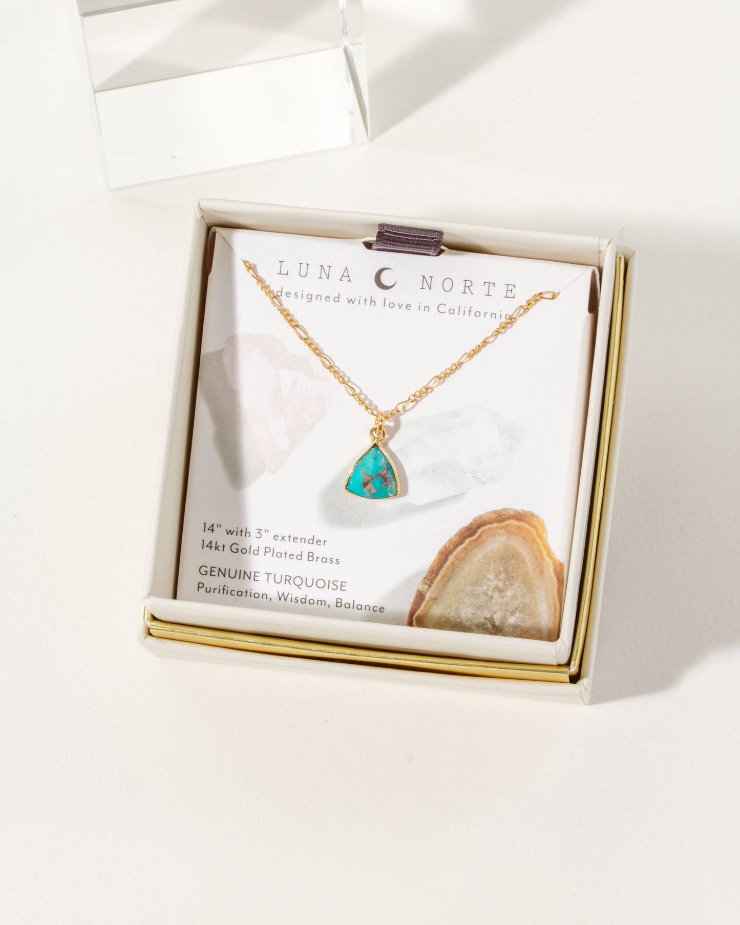 Bermuda Triangle Dainty Collar Necklace- Turquoise