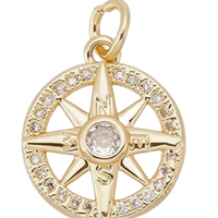 Gold plated - Compass 2 (med)