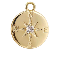 Gold plated - Compass 1 (small)