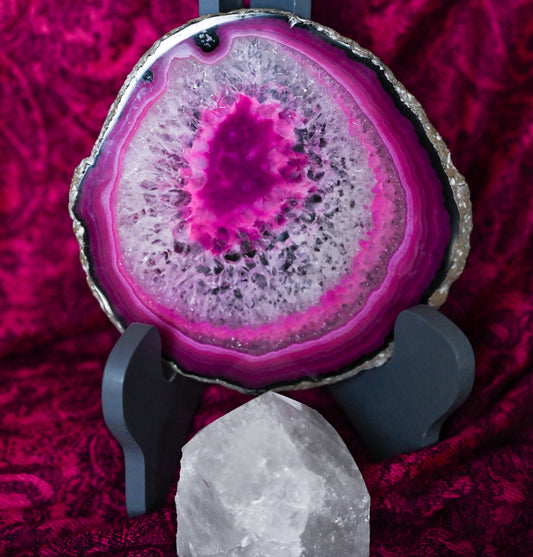 Pink Agate Slice